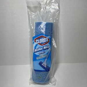 Clorox Scrub Action Roller Mop Refill Antimicrobial Protection W/Scrubber Strip